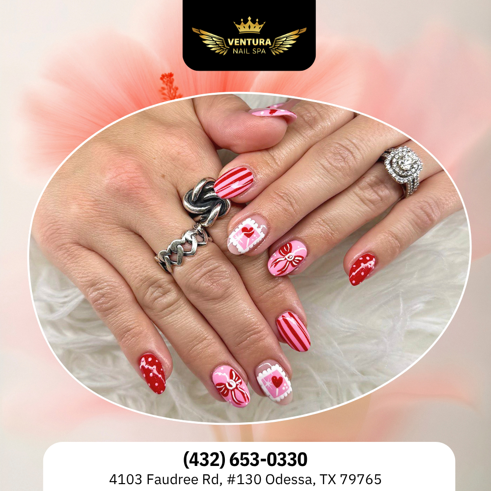 Ventura Nail Spa nail work in Odessa, Texas